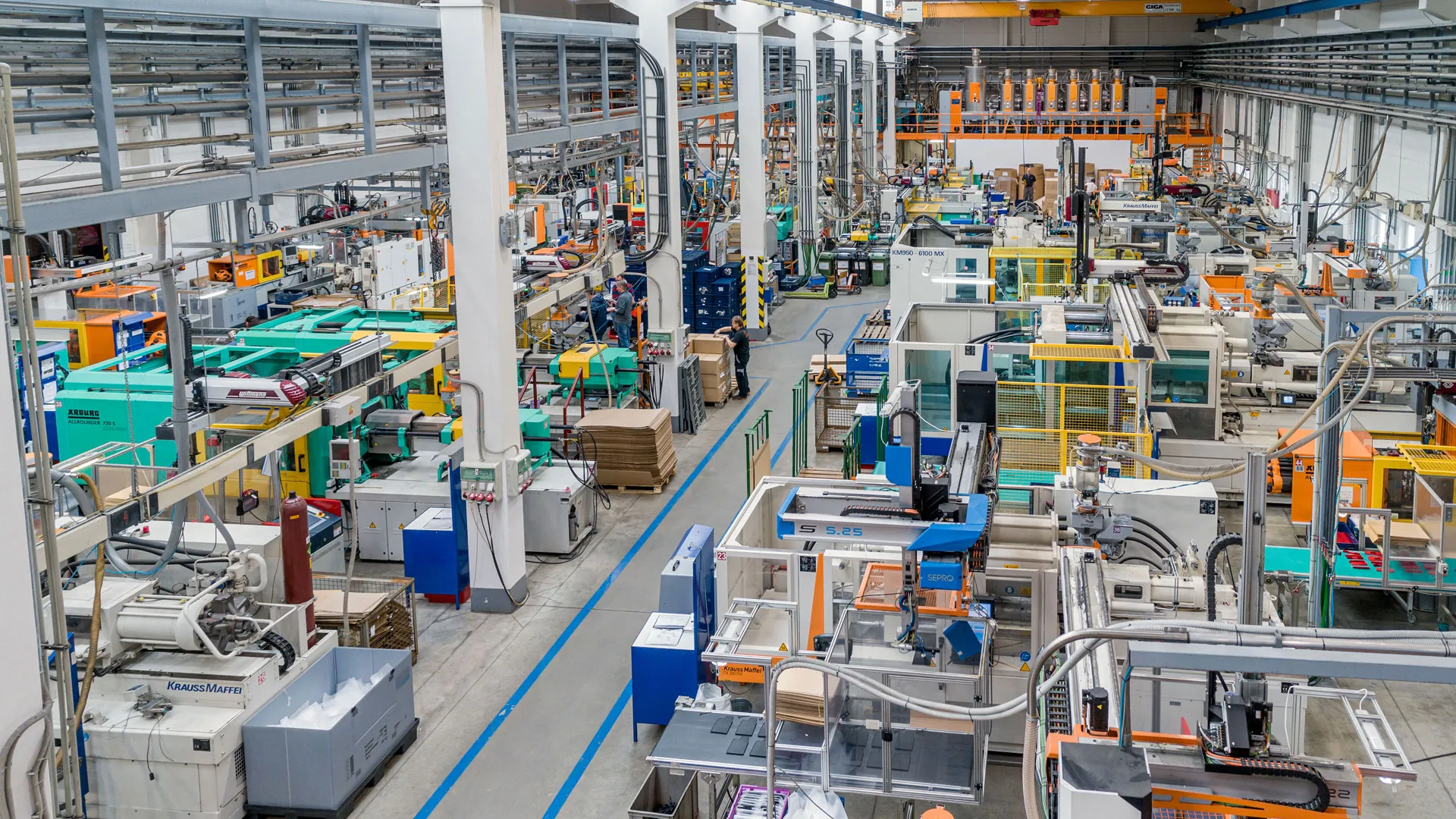 Produktion in Janovice: Spritzguss